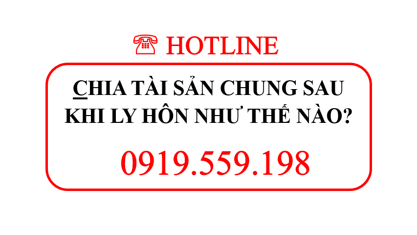 Chia tài sản chung sau khi ly hôn như thế nào?